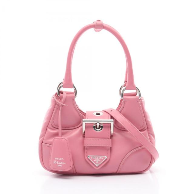 PRADA・バッグ・MOON ハンドバッグ レザー ピンク 2WAY