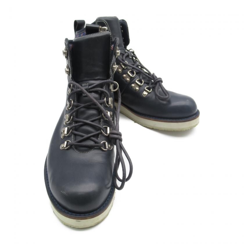 GUCCI・シューズ・エンジニア ブーツ ブーツ レザー ネイビー