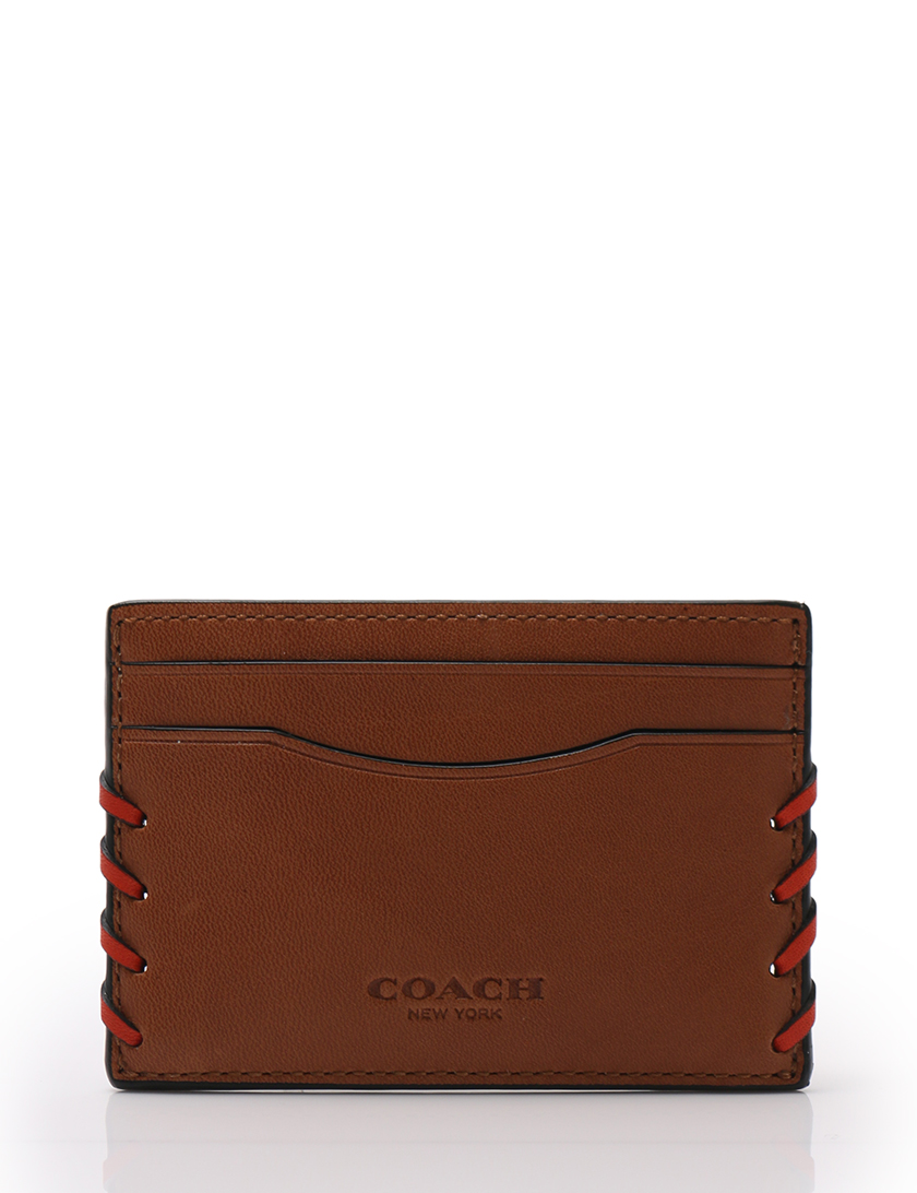 コーチ Coach リップ アンド リペア カードケース レザー 茶 ハイブランド ブランド専門の中古通販サイト