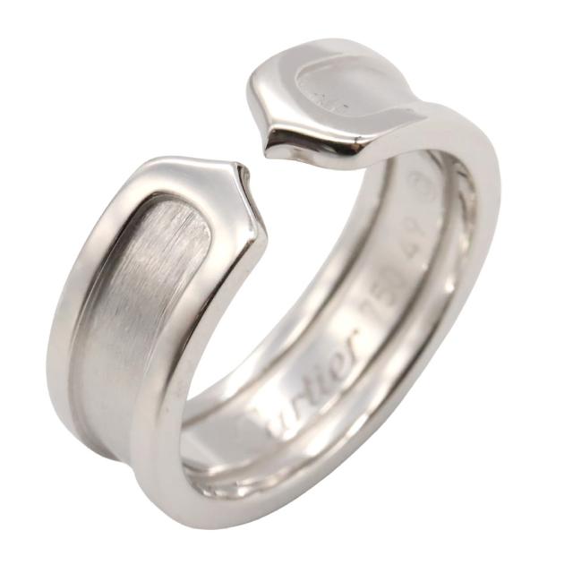 Cartier・アクセサリー・C2 リング リング 指輪 K18WG（ホワイトゴールド） シルバー