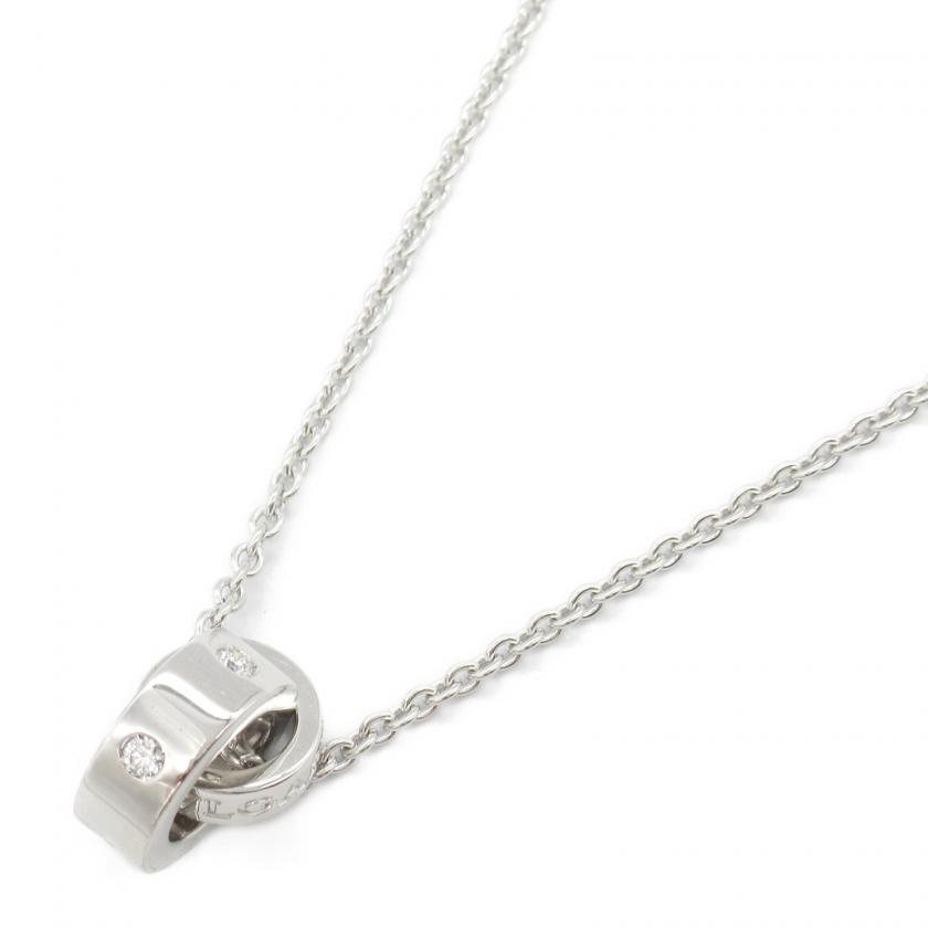 BVLGARI・アクセサリー・ブルガリブルガリネックレス 5PD ネックレス K18WG（ホワイトゴールド） ダイヤモンド クリア