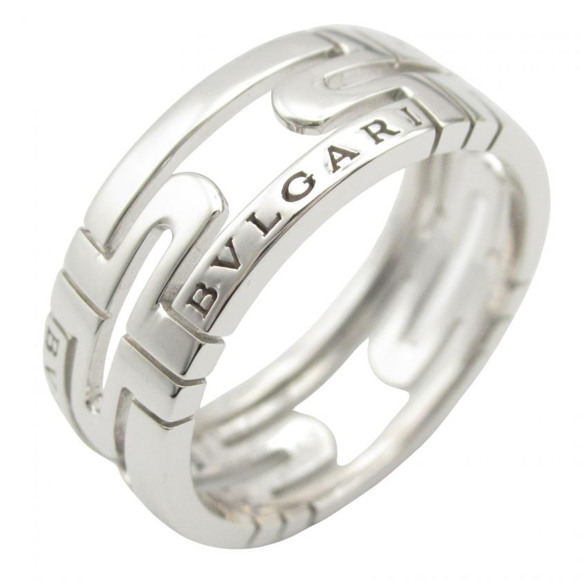 BVLGARI・アクセサリー・パレンテシ オープンワーク リング リング 指輪 K18WG（ホワイトゴールド） シルバー