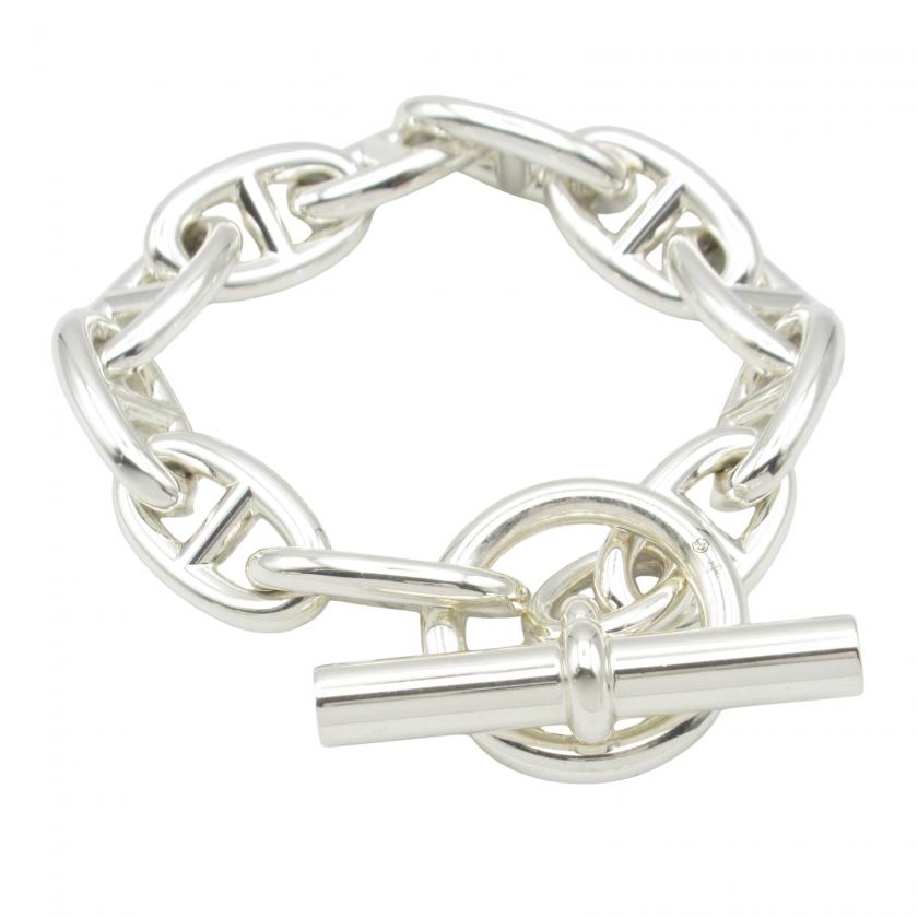 HERMES・アクセサリー・シェーヌダンクルGM ブレスレット 11コマ ブレスレット シルバー925 シルバー