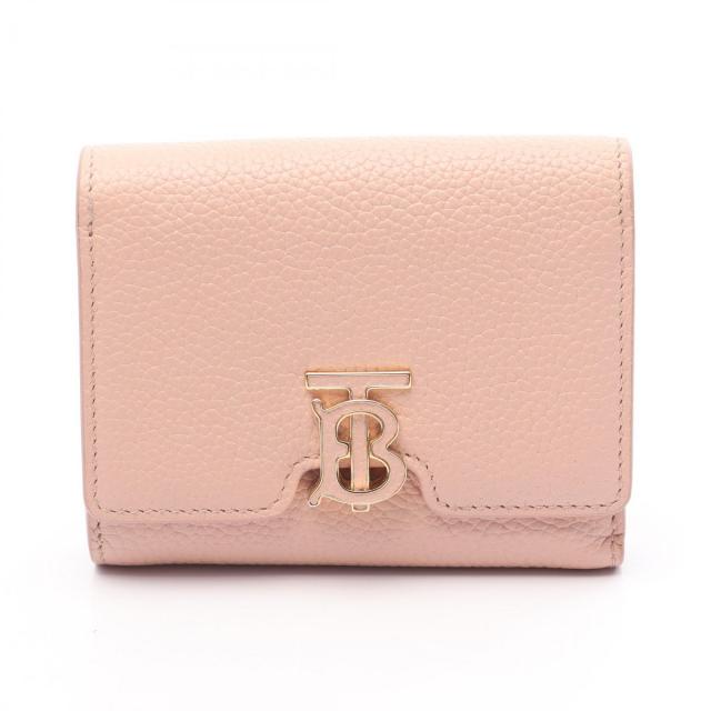 BURBERRY・財布・小物・TBフォールディングウォレット 三つ折り財布 レザー ダスティピンク