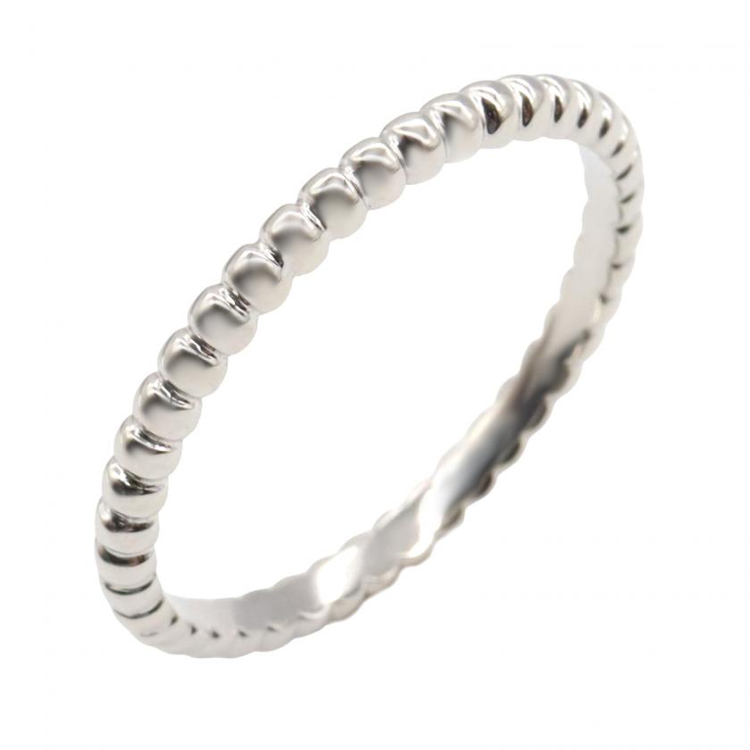 Van Cleef & Arpels・アクセサリー・ペルレ リング リング 指輪 K18WG（ホワイトゴールド） シルバー