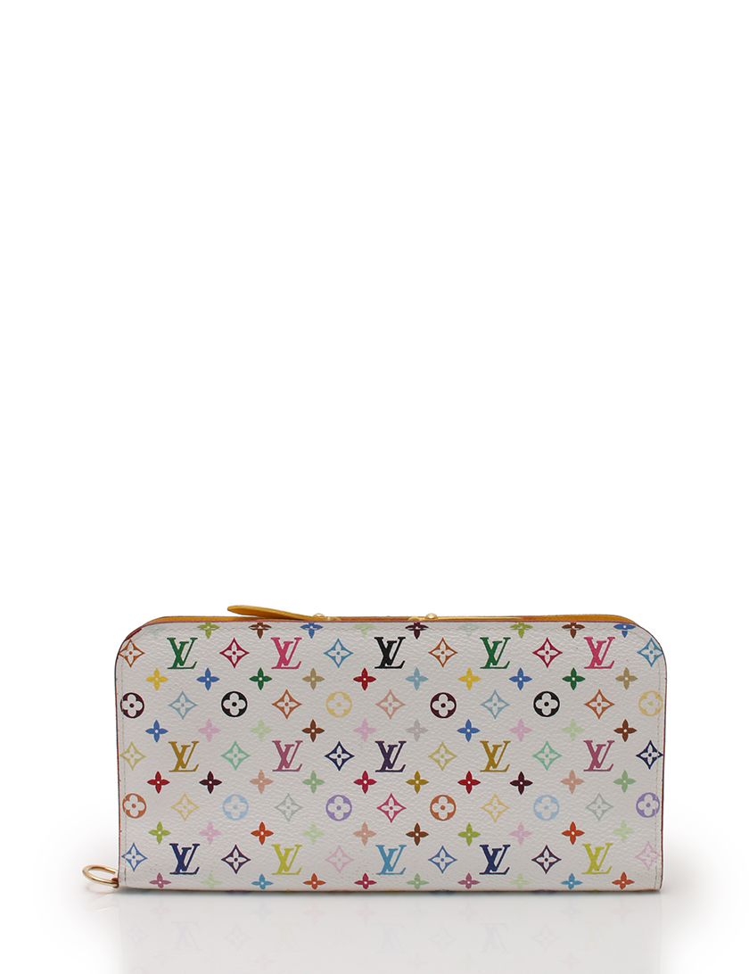 ルイヴィトン Louis Vuitton ポルトフォイユ アンソリット 二つ折り長財布 モノグラムマルチカラー ブロン 白 ハイブランド ブランド専門の中古通販サイト