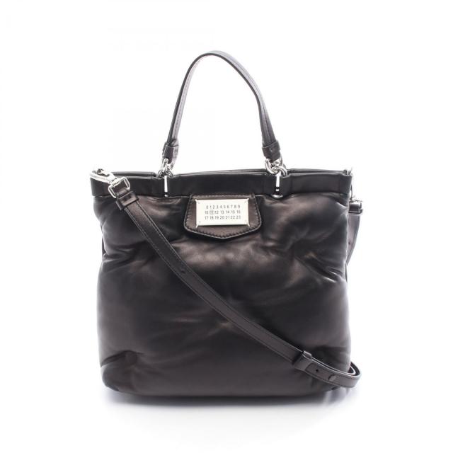 Maison Margiela 11・バッグ・GLAMSLAM SHOPPING SMALL グラム スラム ハンドバッグ レザー ブラック 2WAY