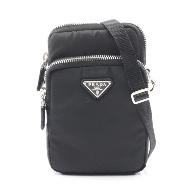 PRADA・バッグ・Re-Nylon フォンケース ショルダーバッグ ナイロン ブラック