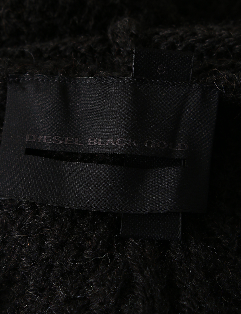 ディーゼルブラックゴールド(DIESEL BLACK GOLD)ポンチョ|ニット|ダークグレー|ハイブランド・ブランド専門の中古通販サイト(161071)
