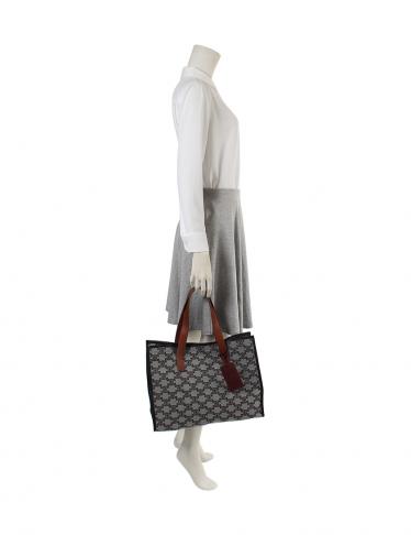 セリーヌ(CELINE)マカダム柄|トートバッグ|キャンバス|レザー ...