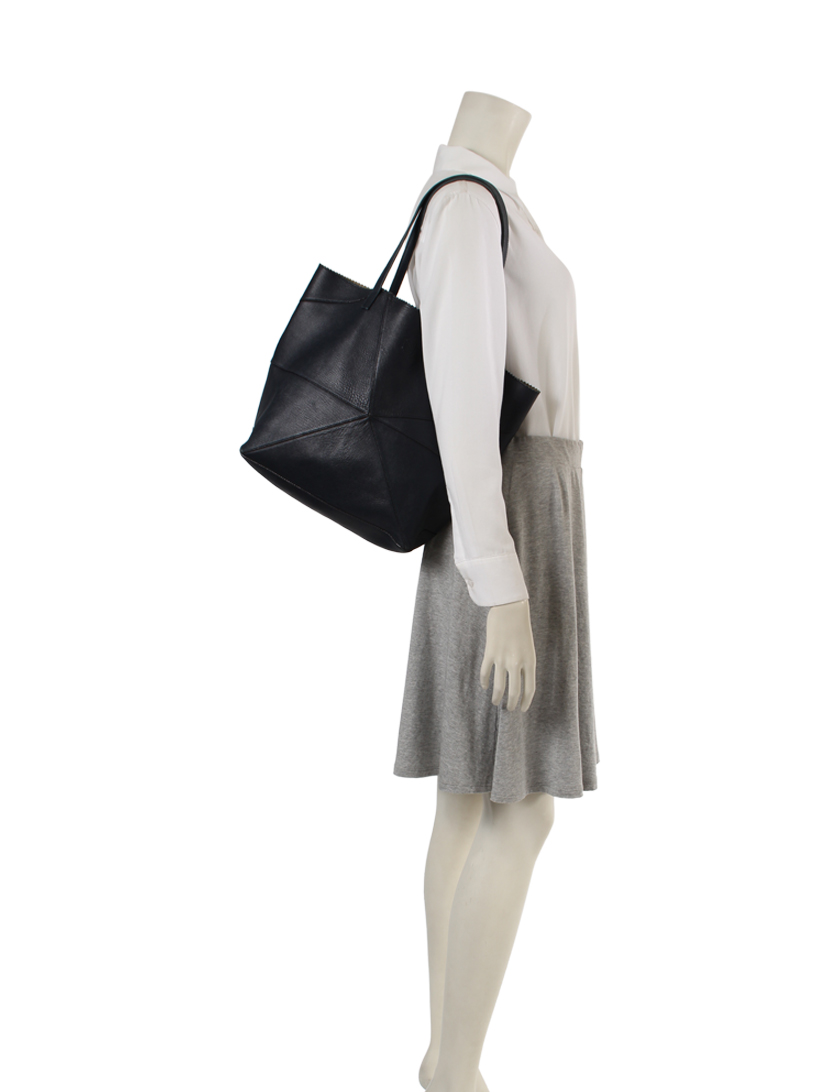 ロエベ(LOEWE)|トートバッグ|ナッパレザー|ネイビー|ハイ ...