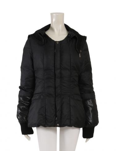 Y's・アウター・ダウンジャケット 黒 ナイロン MONCLERコラボ｜【公式