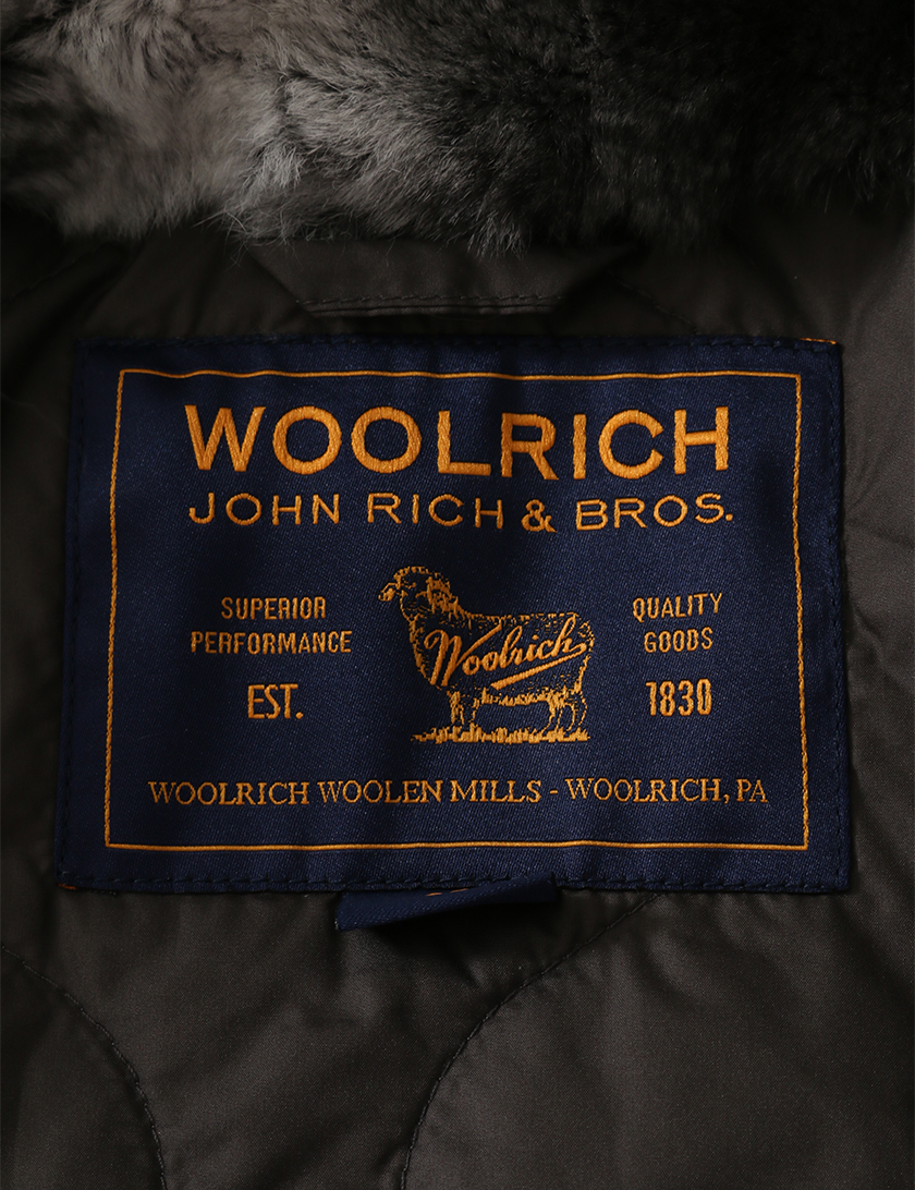 ウールリッチ(WOOLRICH)LITERARY|WALK|ESKIMO|モッズコート|ラビットファーライナー|コットン|黒|ハイブランド・ブランド専門の中古通販サイト(183303)