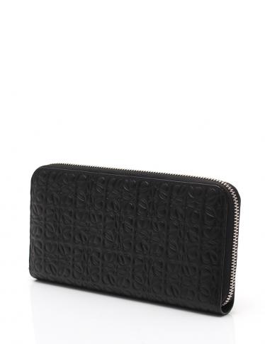 ロエベ(LOEWE)ラウンドファスナー長財布|アナグラム|レザー|黒|ハイブランド・ブランド専門の中古通販サイト(184230)