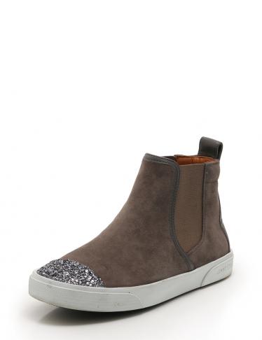 JIMMY CHOO・シューズ・DELLA FLAT スニーカー サイドゴア グリッター 