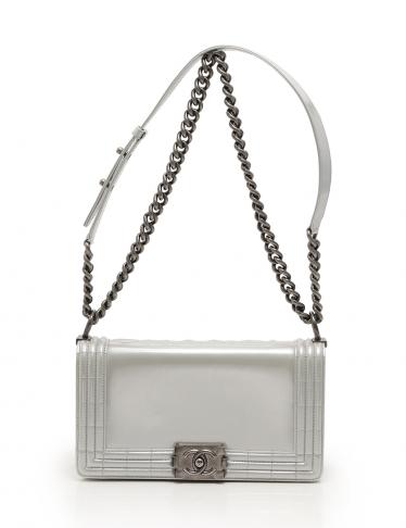 エミー様用シャネル　ナイロン  チェーン  シルバー　ショルダーバッグ 000000078533_Ew2SnG5.jpg