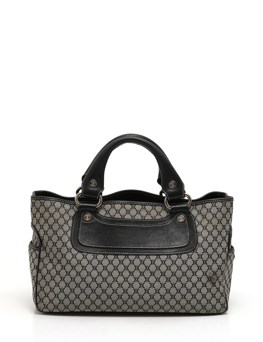 CELINE セリーヌ ブギーバッグ ハンドバッグ アイボリー 白 レザー