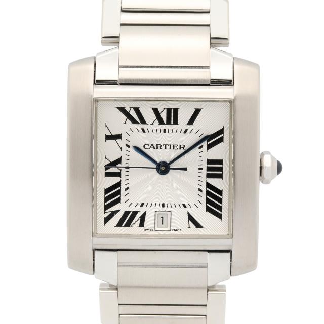 Cartier・時計・タンクフランセーズ LM メンズ 腕時計 自動巻き ステンレススチール シルバー