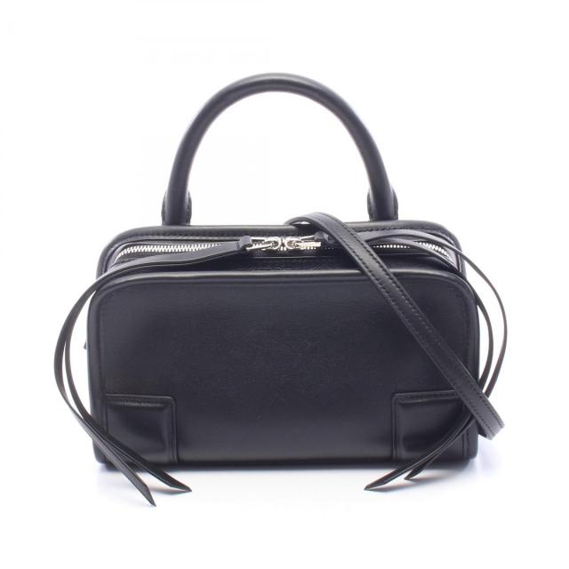 LOEWE・バッグ・アマソナ180 ミニ 2WAY ハンドバッグ レザー ブラック