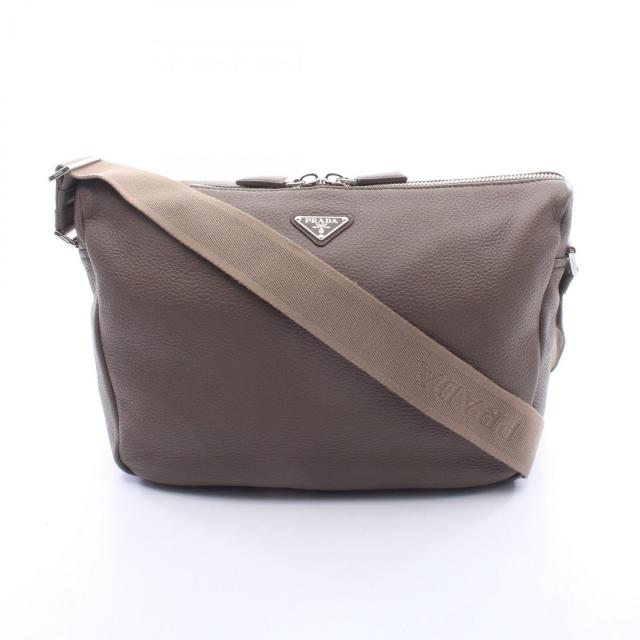 PRADA・バッグ・VIT.DAINO ショルダーバッグ レザー グレーベージュ