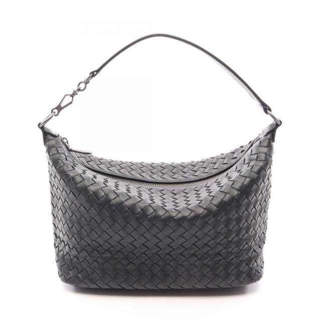 BOTTEGA VENETA・バッグ・イントレチャート ハンドバッグ レザー ブラック