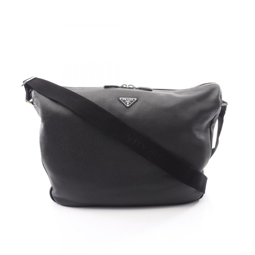 PRADA・バッグ・VIT.DAINO ショルダーバッグ レザー ブラック