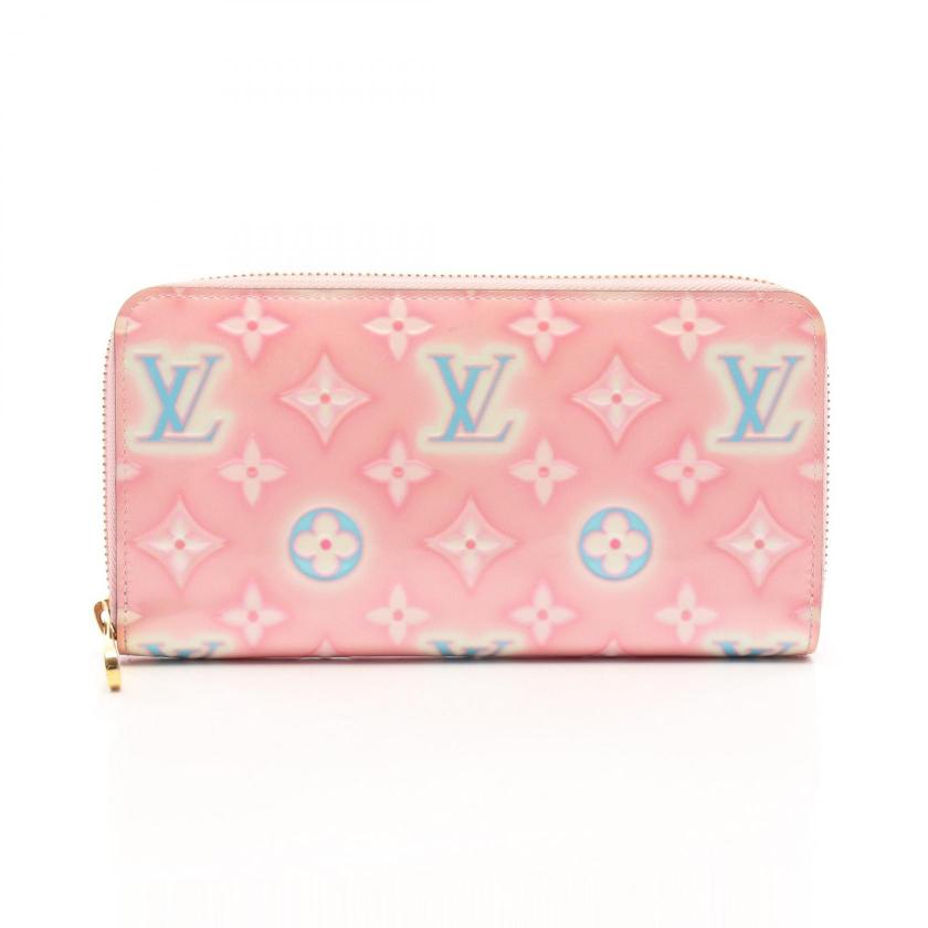 LOUIS VUITTON・財布・小物・ジッピーウォレット モノグラムヴェルニ ラウンドファスナー長財布 エナメルレザー ライトピンク