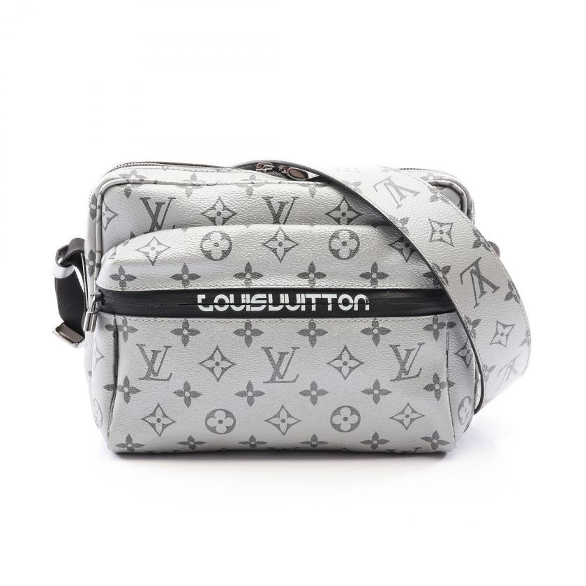 LOUIS VUITTON・バッグ・リフレクトメッセンジャー PM モノグラム ショルダーバッグ PVC シルバー