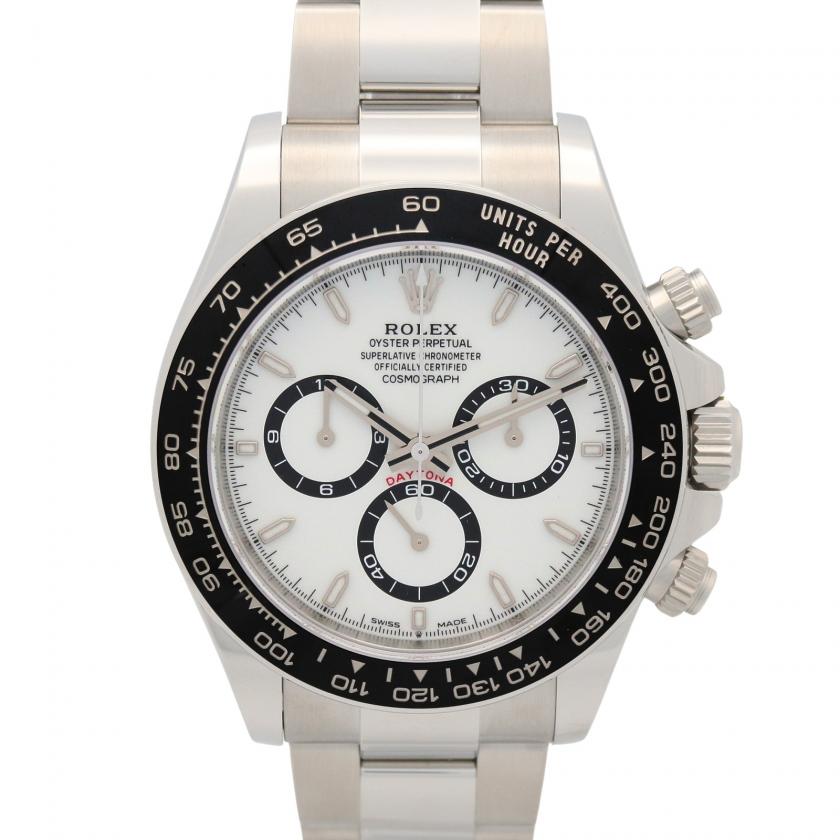 ROLEX・時計・デイトナ ランダム番 メンズ 腕時計 自動巻き ステンレススチール ホワイト ランダム番