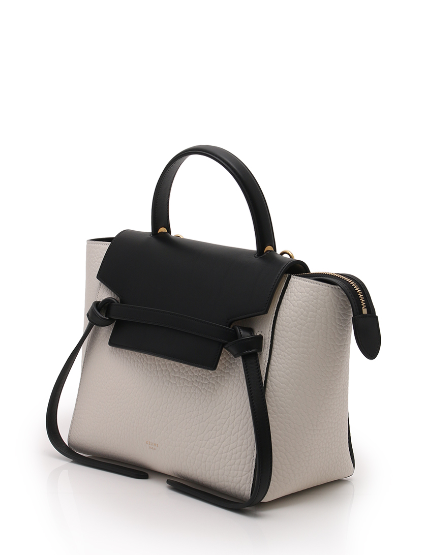 セリーヌ(CELINE)マイクロ|ベルトバッグ|ハンドバッグ|2WAY|レザー||白|黒|ハイブランド・ブランド専門の中古通販サイト(194218) セリーヌ(CELINE)マイクロ|ベルトバッグ|ハンドバッグ|2WAY|レザー||白|黒|ハイブランド・ブランド専門の中古通販サイト(194218)