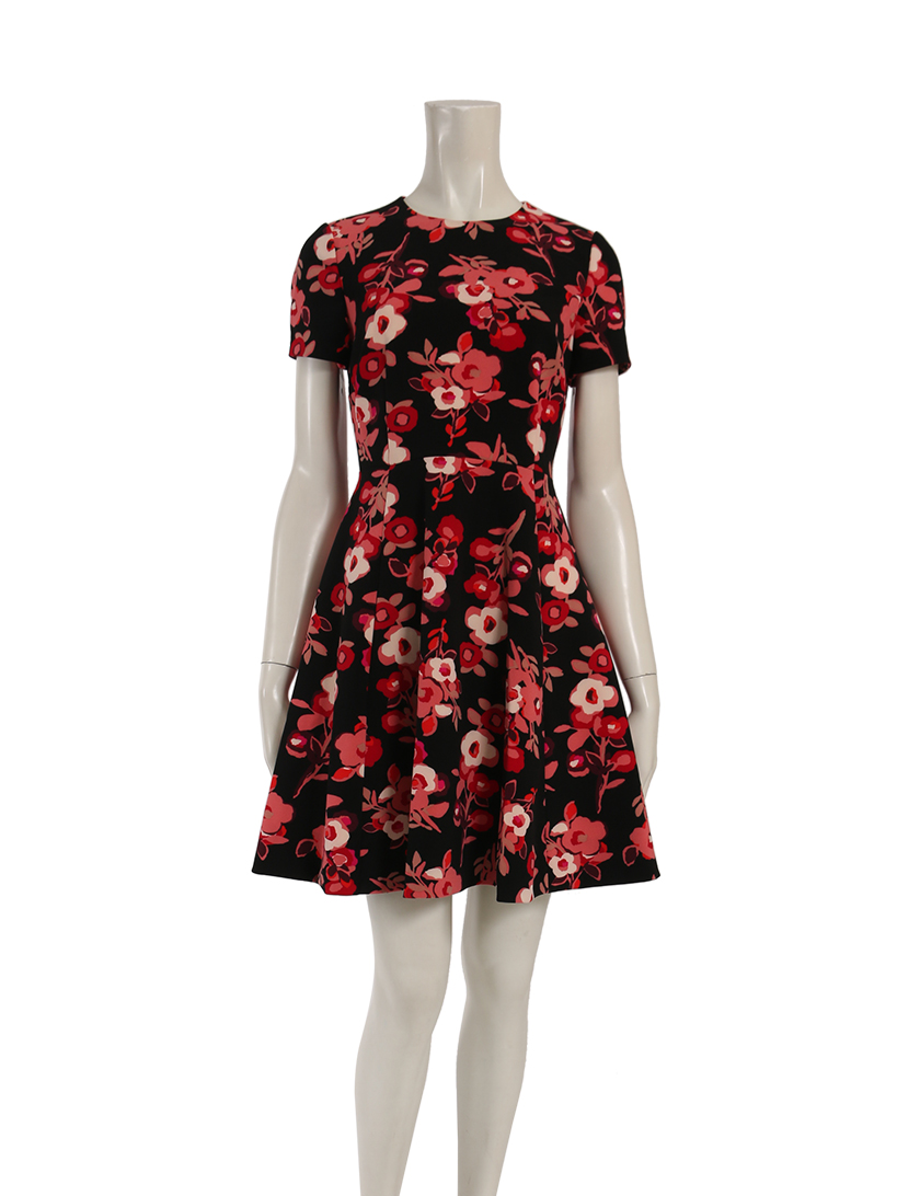 ケイトスペード Kate Spade ワンピース 花柄 黒 ピンク ハイブランド ブランド専門の中古通販サイト 1963