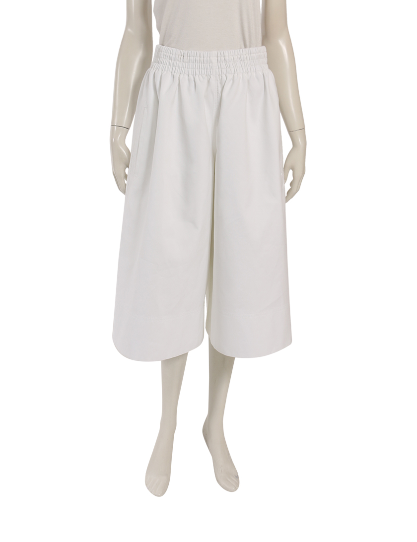 セリーヌ Celine ガウチョパンツ コットン 白 ハイブランド ブランド専門の中古通販サイト