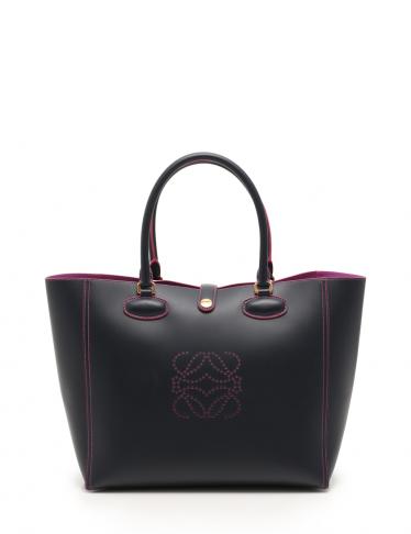 極美品 LOEWE レオ トートバッグ アナグラム パンチング ピンク 極美品 LOEWE レオ トートバッグ アナグラム パンチング ピンク LOEWE