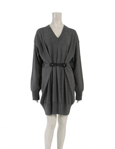 ワンピース MM6Maison Margiela Knit docking onepiece re-mmm-on-w-00023_1.jpg