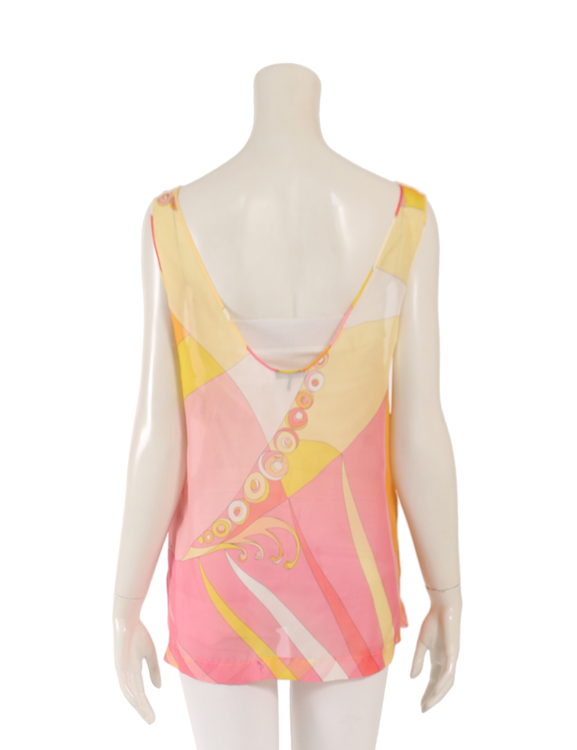 エミリオプッチ(EMILIO PUCCI)|トップス|ノースリーブ|シルク エミリオプッチ(EMILIO PUCCI)|トップス|ノースリーブ|シルク