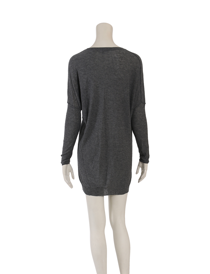 ヴィンス Vince ニットワンピース インサイドアウト グレー ハイブランド ブランド専門の中古通販サイト 5661