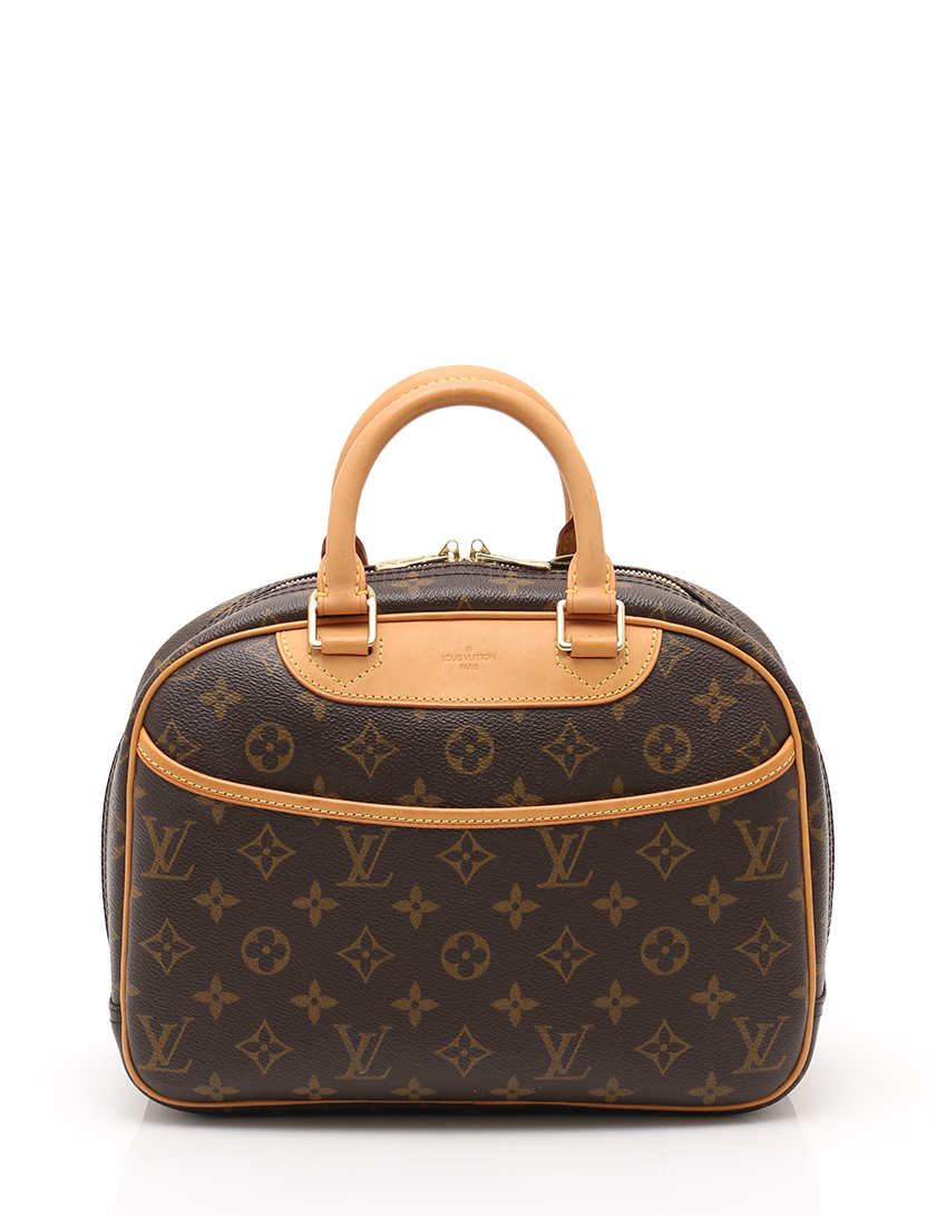 ルイヴィトン(LOUIS VUITTON)トゥルーヴィル|モノグラム|ハンドバッグ|PVC|レザー|茶|ハイブランド・ブランド専門の中古通販サイト(209427)