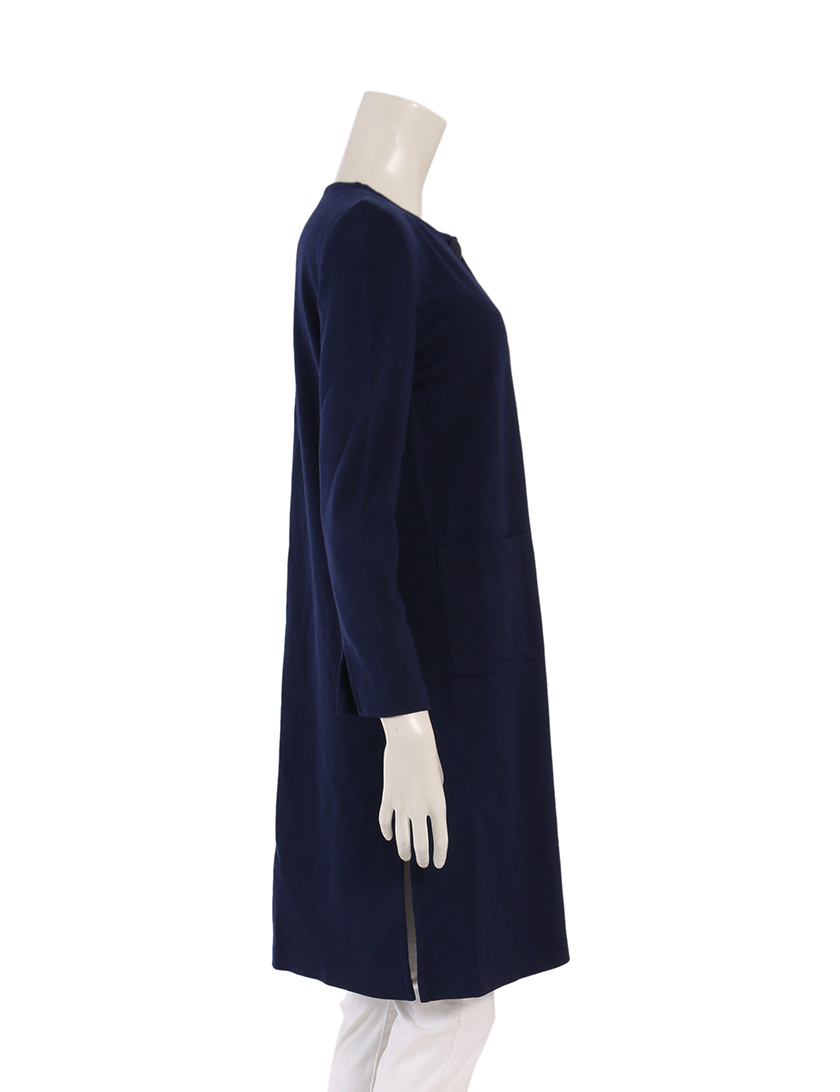 セントジョン St John ロングカーディガン コート ネイビー ハイブランド ブランド専門の中古通販サイト 213522