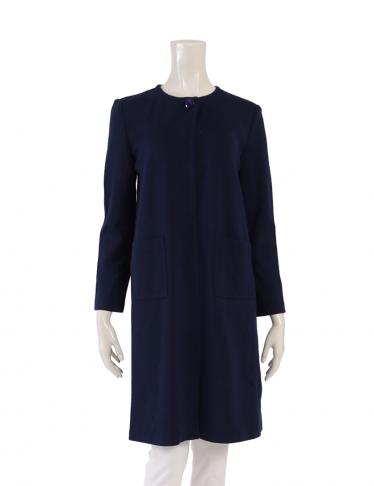 セントジョン St John ロングカーディガン コート ネイビー ハイブランド ブランド専門の中古通販サイト 213522