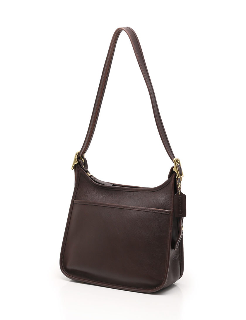 コーチ(COACH)|ショルダーバッグ|レザー|ダークブラウン|ハイブランド・ブランド専門の中古通販サイト(214596)