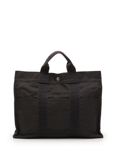 HERMES・バッグ・エールラインMM トートバッグ ナイロンキャンバス