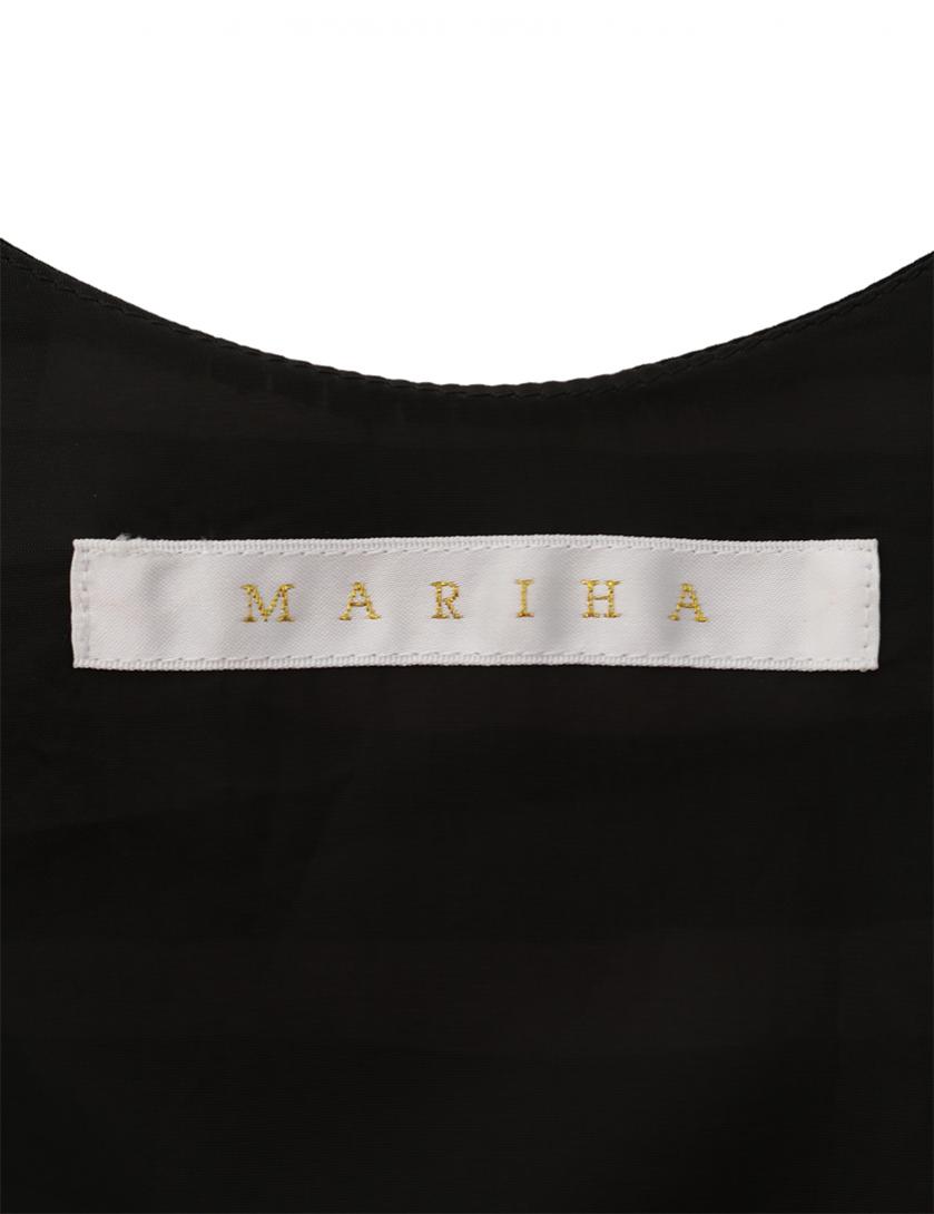 マリハ Mariha ワンピース ボーダー ストライプ ノースリーブ 黒 白 ネイビー ベージュ ハイブランド ブランド専門の中古通販サイト