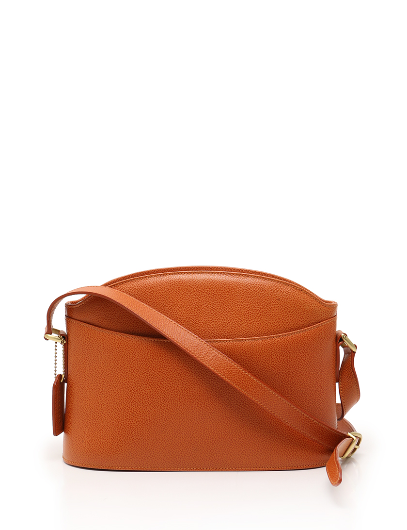 コーチ Coach ショルダーバッグ レザー オレンジ ハイブランド ブランド専門の中古通販サイト