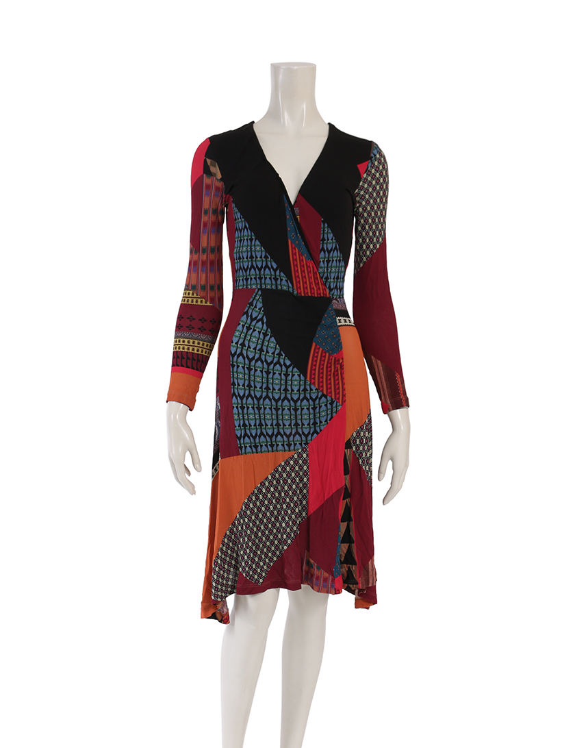 エトロ Etro ワンピース 黒 マルチカラー ハイブランド ブランド専門の中古通販サイト 4017