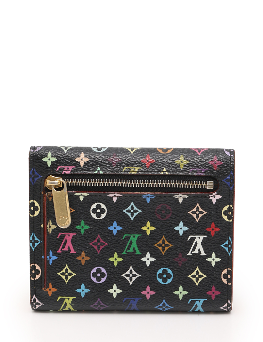 ルイヴィトン(LOUIS VUITTON)ポルトフォイユ|コアラ|モノグラムマルチカラー|三つ折り財布|PVC|レザー|黒|ハイブランド・ブランド専門の中古通販サイト(237910)