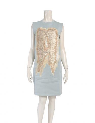 アクネストゥディオズ Acne Studios Katja A Lurex スウェット ワンピース ノースリーブ 水色 16aw ハイブランド ブランド専門の中古通販サイト 2436