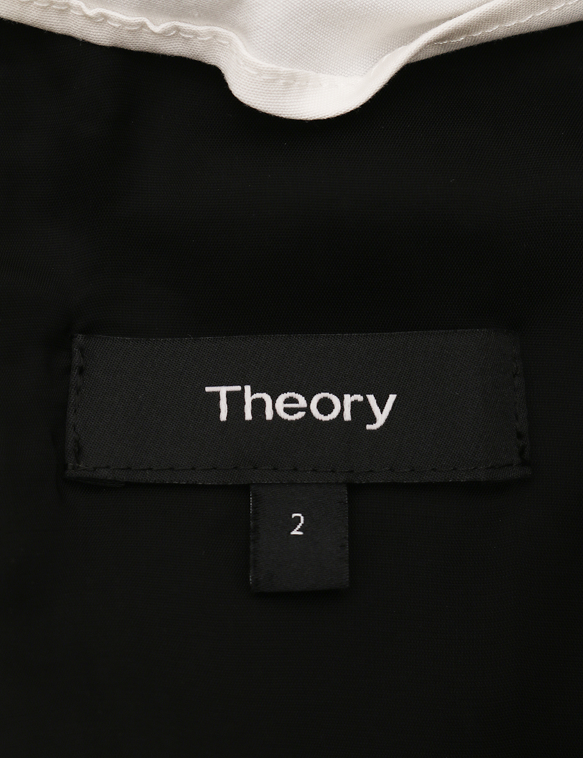 セオリー Theory ツイード ワンピース ノースリーブ ウール 黒 白 17ss ハイブランド ブランド専門の中古通販サイト