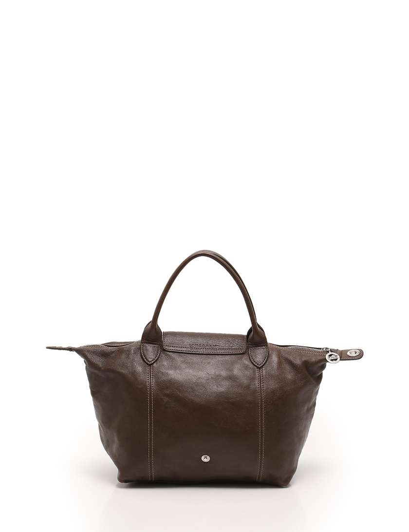 ロンシャン Longchamp ル プリアージュ キュイール S ハンドバッグ レザー 茶 2way ハイブランド ブランド専門の中古通販サイト