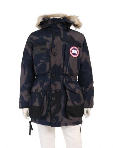 CANADA GOOSE・アウター・MACCULLOCH PARKA マクロッチ パーカー ダウンコート カモフラージュ 迷彩 ネイビー グレー