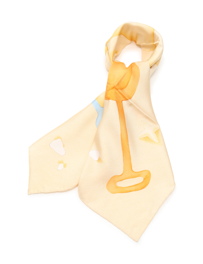 ブルガリ Bvlgari スカーフ ベージュ 黄緑 ハイブランド ブランド専門の中古通販サイト